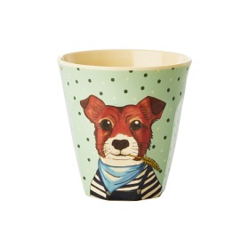 Bild på Rice Mugg Melamin Small (Hund Grön)