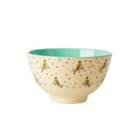 Bild på Rice Skål Melamin Budgie Print Small