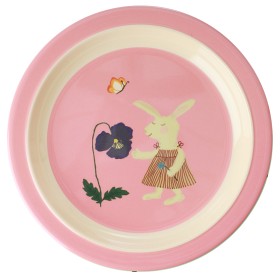 Bild på Rice Tallrik Melamin (Rosa Kanin)