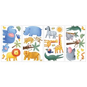 Bild på Roommates Wallstickers Jungle Adventure