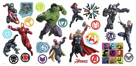 Bild på RoomMates Wallsticker Marvel Classic Avengers