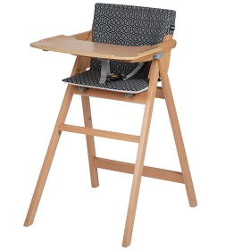 Bild på Safety 1st Nordik Highchair Natural Wood med dyna (Geo Metric)