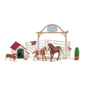 Bild på Schleich Horse Club 42458 Hannahs gästhästar med tiken Ruby