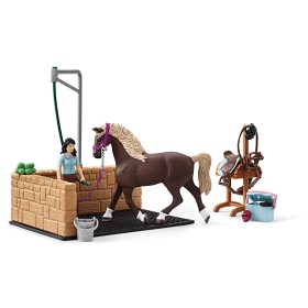 Bild på Schleich Horse Club 42438 Tvättplats med Emily & Luna