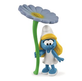 Bild på Schleich Smurfarna 20828 Smurfan med blomma