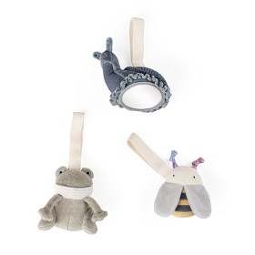 Bild på Sebra Babygymsleksaker 3-pack (Dusty Green)
