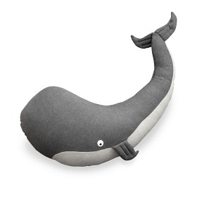 Bild på Sebra Amningskudde Marion the Whale (Grå)