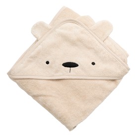 Bild på Sebra Badcape Milo the bear (Dusty Pink)