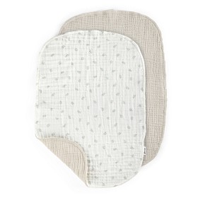 Bild på Sebra Skötbäddsöverdrag Muslin 2-pack (Sophora Leaves)