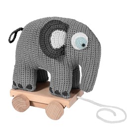 Bild på Sebra Dragdjur Elefanten Fanto (Classic Grey)