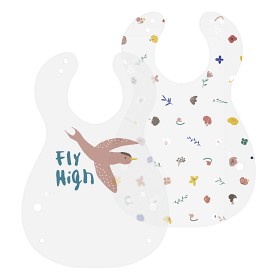Bild på Sebra Haklapp 2-pack (Singing Birds)