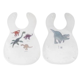 Bild på Sebra Haklapp Dino 2-pack