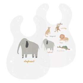Bild på Sebra Haklapp Wildlife 2-pack