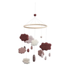 Bild på Sebra Mobil Moln (Rosa Plum)