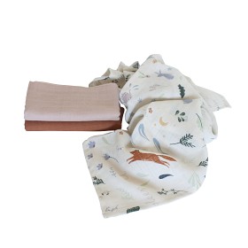 Bild på Sebra Muslin 3-pack (Daydream)
