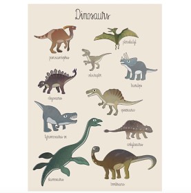 Bild på Sebra Poster Dino