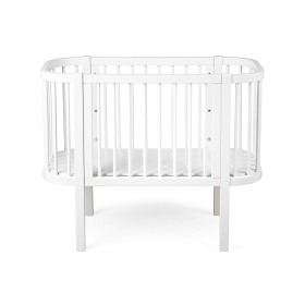 Bild på Sebra Sebra Bedside Crib (Classic White)