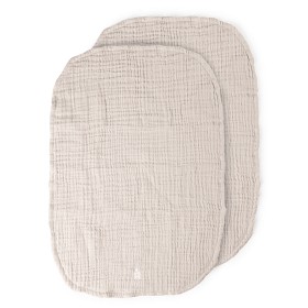 Bild på Sebra Skötbäddsöverdrag Muslin 2-pack (Rose)