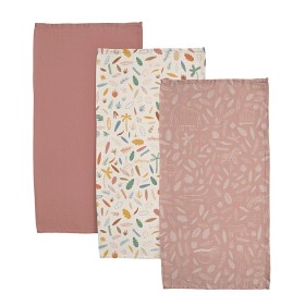 Bild på Sebra Snuttefilt 3-pack Wildlife (Sunset Pink)