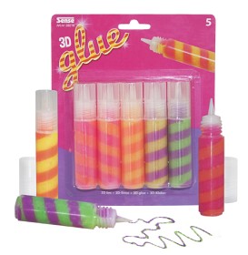 Bild på Sense Randigt Glitterlim 5-pack