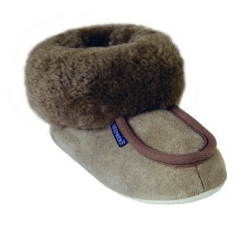 Bild på Shepherd Osby Fårskinnstofflor (Beige)