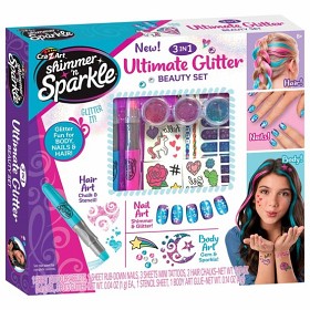 Bild på Shimmer n' Sparkle 3In1 Ultimate Glitter Beauty Set
