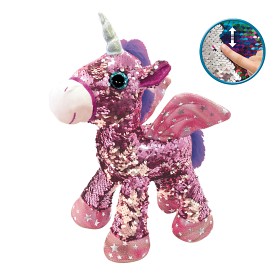 Bild på Shimmer Unicorn Rosa 30 cm