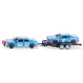 Bild på Siku Dodge med trailer och racer