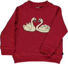 Bild på Småfolk Sweatshirt Svanar Dark Red