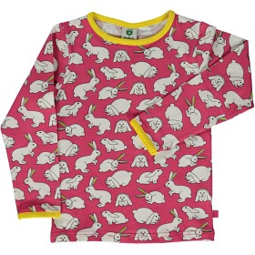 Bild på Småfolk T-shirt Kaniner (Rosa) 3-4 år