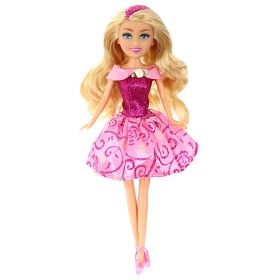 Bild på Sparkle Girlz Prinsessdocka i strut (Rosa)