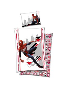Bild på Spiderman Påslakanset 150x210 cm (Vit)