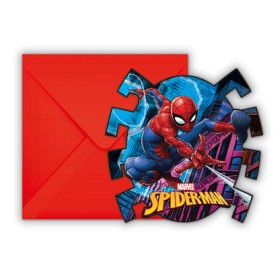 Bild på Spiderman Inbjudningskort (6-pack) 