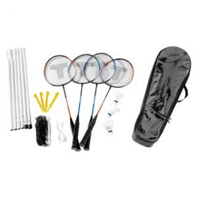 Bild på SportMe Badmintonset 4 spelare med nät