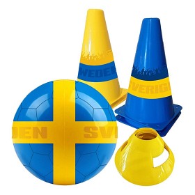 Bild på SportMe Fotbollsset med koner Sverige
