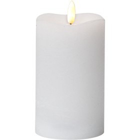 Bild på Star Trading Blockljus Flamme LED 14 cm (Vit)