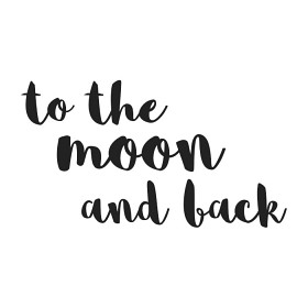 Bild på Stickstay Wallstickers To The Moon