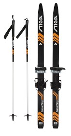 Bild på STIGA - Skidset Snowfling med plastbindning (100 cm)
