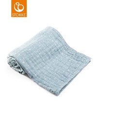 Bild på Stokke Muslinfilt Organic (Blue Slate Sea)