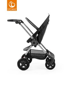 Bild på Stokke Scoot Leatherette Chassi och Sittdel (Black)