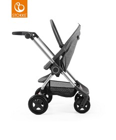 Bild på Stokke Scoot Leatherette Chassi och Sittdel (Black Melange)