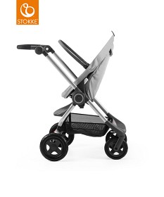 Bild på Stokke Scoot Leatherette Chassi och Sittdel (Grey Melange)