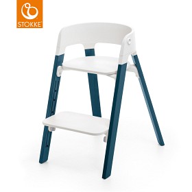 Bild på Stokke Steps Ben - Bokträ (Blå Midnight Blue)
