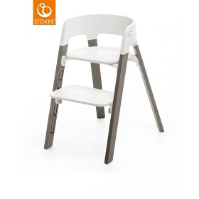 Bild på Stokke Steps Ben - Bokträ (Grå Hazy Grey)
