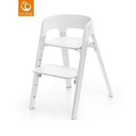 Bild på Stokke Steps Ben Ekträ (Vit)