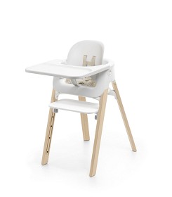 Bild på Stokke Steps Matstol (White/Natural)