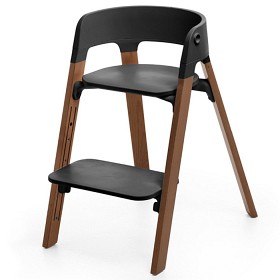 Bild på Stokke Steps Matstol (Svart/Golden Brown)