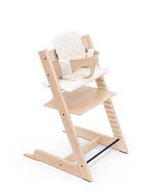 Bild på Stokke Tripp Trapp® Stol och Babyset Natural Inkl. Dyna (Wheat Cream)