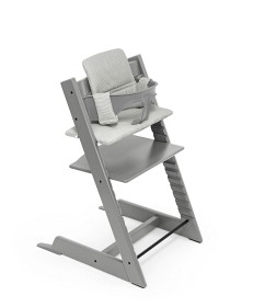 Bild på Stokke Tripp Trapp® Stol och Babyset Storm Grey Inkl. Dyna (Nordic Grey)