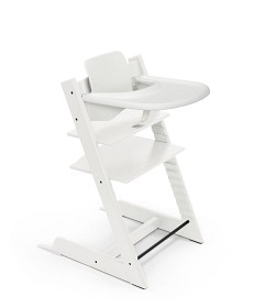 Bild på Stokke Tripp Trapp® Stol och Babyset Inkl. Bricka (White)